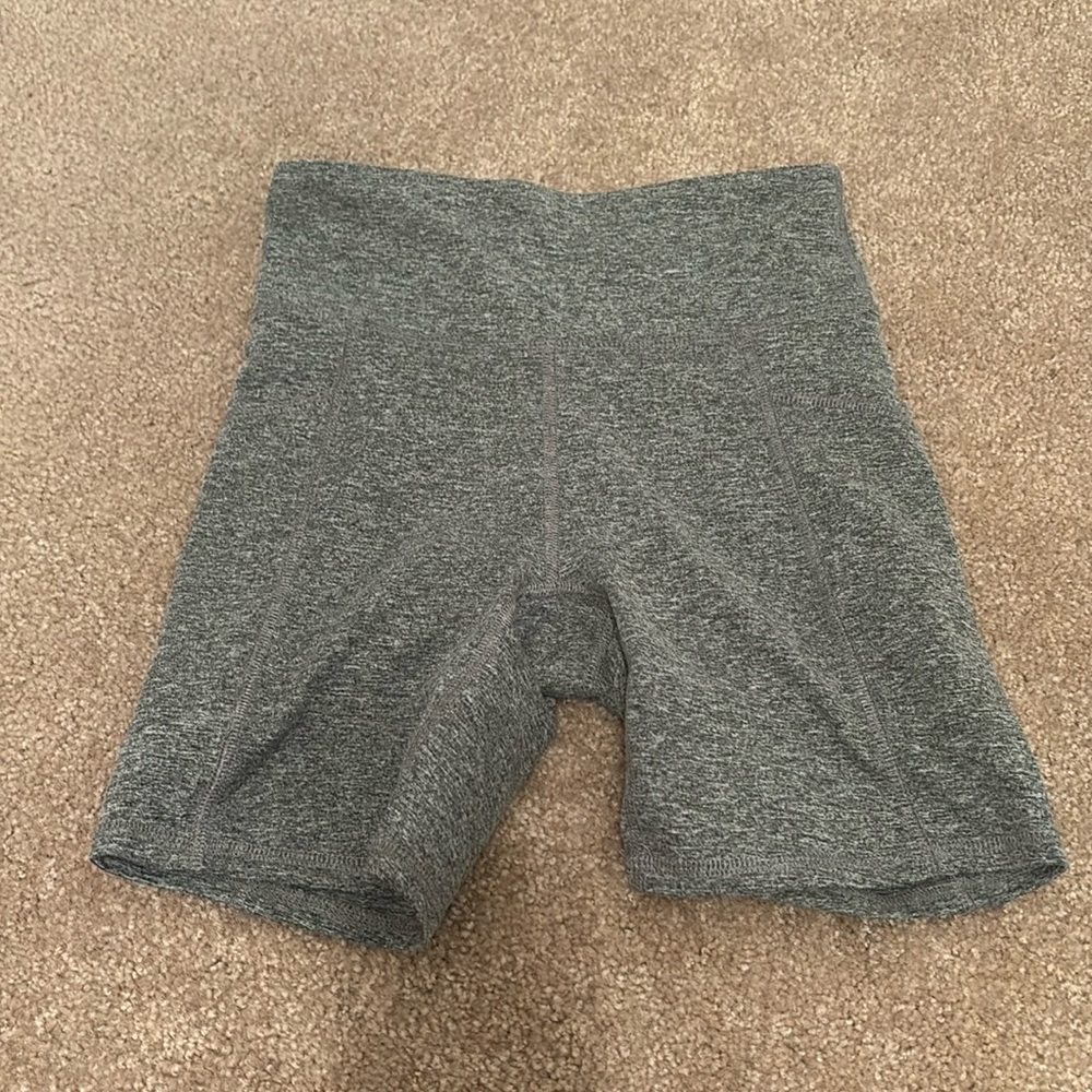Gray gym shorts